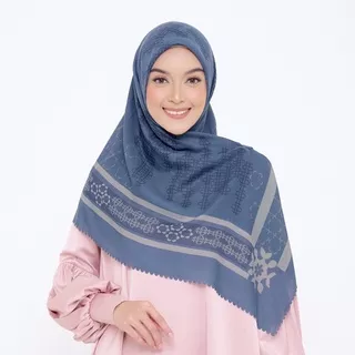 BIA x Dewi Fitri - Edna Deep Navy Scarf Kerudung Segi Empat - Edisi Hagia Sophia