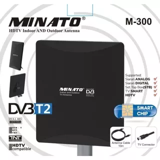 Antena Indoor (Dalam) Outdoor (Luar) M-300 MINATO