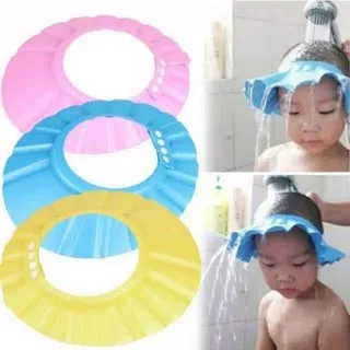 Topi Keramas Topi Mandi Bayi Anak Topi Pelindung Mandi Bayi Anak
