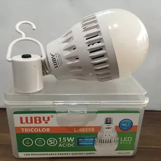 Magic Lamp Luby 15W 15Watt 15 watt Bisa Putih dan Kuning LED Emergency