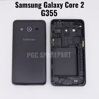 Backdoor Samsung Galaxy Core 2 G355 Tutup Baterai Belakang Back Cover Backcase Backcover Housing