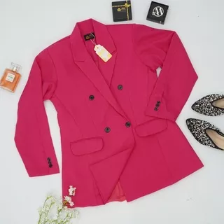 TERBARU BLAZER WANITA PINK FANTA / JAS WANITA PINK / BLAZER WANITA KOREA