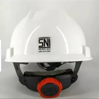 Helm proyek MSA SNI + fastrack sarang putar Putih, biru, merah,kuning,hijau, orange