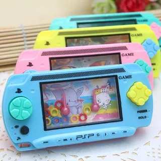 Kids Cartoon Funny Water Game Console Ring Toss Puzzle Toy Random