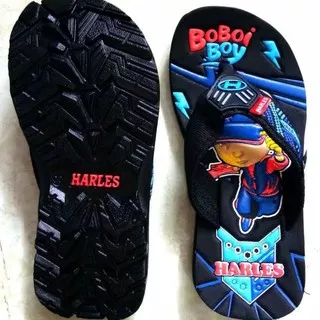 GRATIS ONGKIR Sandal Anak Laki-laki HARLES Karakter Boboiboy Siap Diorder//