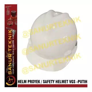 Helm Proyek / Helm Pelindung / Safety Helmet VGS - Putih (WHITE)