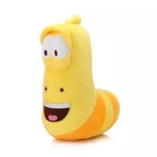 Boneka Larva Kuning ORIGINAL PRODUK Size 15x7x18CM