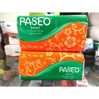 tissue / tisu paseo smart 250 sheets facial tissue paseo tisu