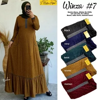 Gamis Busui Wanita Muslimah Kekinian Winza #7 by Redea Hijab Fashion Solo