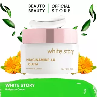 WHITE STORY Underarm Cream / Indonesia Brightening Acne Hydrating Advanced Soothing Exfoliating Peeling / Facial Wash Toner Essence Serum Day Night Eye Gel Clay Mask Masker Wajah Cleanser Cleansing Moisturizer Body Scrub Soap Face Care Oil / Paket Lengkap