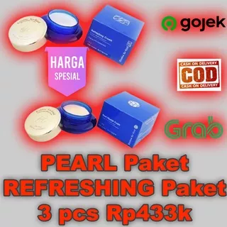 PROMO Kristine Ko-Kool Pearl Nourish Cream 5g 20g & Refreshing Cream Pengganti Bedak KK Indonesia