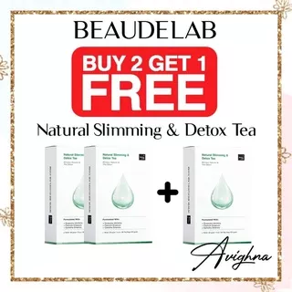 Beaudelab Paket Hemat Slimming & Detox Tea / Buy 2 Get 1 Free / Teh Diet Detoks / Teh Pelangsing BPOM