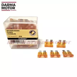 Flosser Sekring Sekering Tancap DX Fuse Mobil Motor 40A Orange Amber