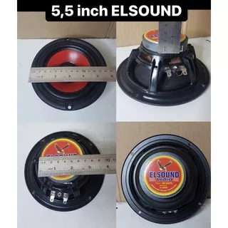 Woofer Speaker 5.5” | Spiker ELSOUND 5.5 inch | PENGERAS SUARA Speaker Pasif 5 inch FREE BUBBLE WRAP DAN DUS