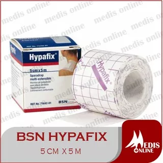 Hypafix Plester Elastis 5x5 / 5CM X 5 / Plester / BSN HYPAFIX