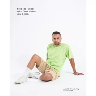 KAOS POLOS BASIC GREEN MATCHA - TWOPERCENT