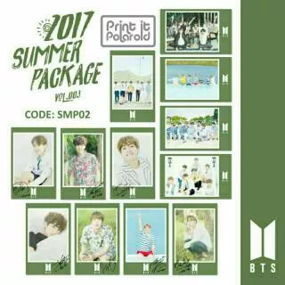 BTS Summer Package 2017 Polaroid