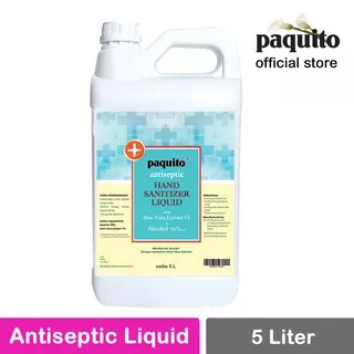 Paquito Antiseptic Hand Sanitizer Liquid 5 LITER - Alcohol Alkohol