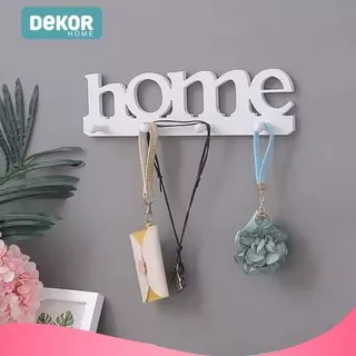 Pajangan dinding Gantungan kunci dinding rak kunci dinding tulisan HOME LOVE