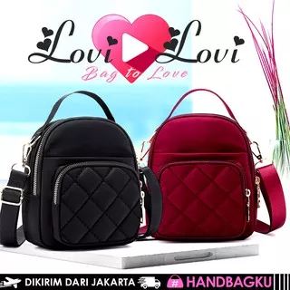 HANDBAGKU TAS LOVI BAO FASHION wanita batam import grosir selempang branded sling bag TERBARU