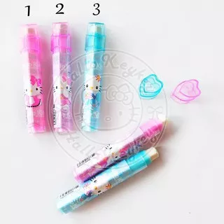 penghapus pensil bentuk stick stik hello kitty