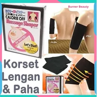 CALORIE OFF ARM MASSAGE SHAPER - KORSET LENGAN DAN PAHA MEMBAKAR LEMAK