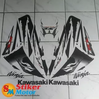 Striping Sticker Kawasaki Ninja RR SE 2012 Putih