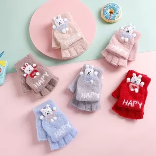 Children`s Gloves Winter Warm Baby Princess lovely baby gloves children boys students kindergarten w