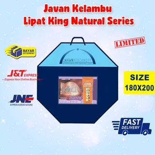 Kelambu Tidur Lipat JAVAN Bed Canopy Natural Series / Kelambu Modern King 180x200