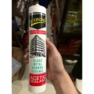 Dexbond Lem Silicone Sealant 280Ml  Warna White, Black, Clear