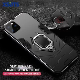 iPhone 11 Pro Max X XS XR XsMAX 7 8 6 6s Plus 5 5S SE 2 Armor Hard Plastik Ring Stand Hard Case Cover
