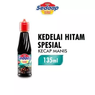 SEDAAP KECAP MANIS KEDELAI HITAM SPECIAL BOTOL 135ML