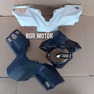 Batok 1set kepala Honda beat fi new esp tahun 2016-2018 non ISS warna putih