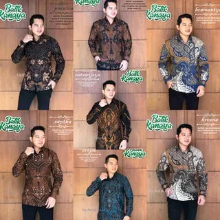 Batik Kanaya Perwira Batik Lengan Panjang Full Furing Katun halus Sragenan Hq Size M-XXL Batik Solo