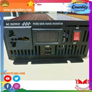 Power Inverter Pure Sine Wave 12V DC to 220V AC VISERO 500W VIO-500W PSW perubah listrik dc ke ac