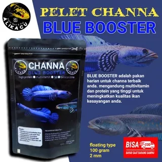 CHANNA BLUE BOOSTER | setara pelet premium 88 | pelet ikan channa blue pulchra blue orna blue orcha | pakan ikan marulioides | pelet ikan progres mutasi warna ikan BISA COD