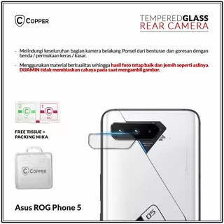Rog Phone 5 - Copper Tempered Glass Kamera