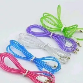 [Aux 3.5mm] Kabel Audio AUX 3.5mm to 3.5mm Male to Male / kabel Audio Warna