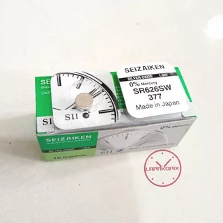 Baterai Jam Tangan Seizaiken 626 377 SR626SW Batre Original Seiko Batu Battery