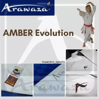 BAJU Karate ARAWAZA Amber EVOLUTION - WKF Approved
