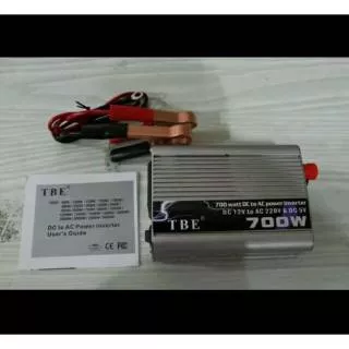 POWER INVENTER DC 12V TO AC 220V MERK TBE 700W 700 W 700 WATT WITH USB PORT