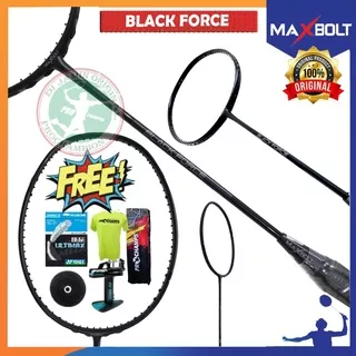 Maxbolt Black Force Raket Badminton Original