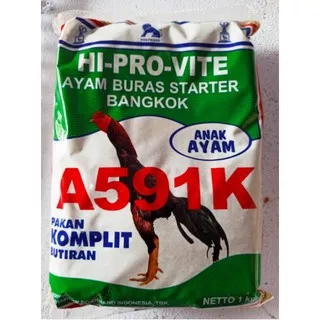 Jual 591 / Hi-Pro-Vite Ayam buras Starter Bangkok / Pakan Anak Ayam Bangkok / A591K Komplit