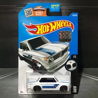 Hot Wheels BMW 2002 Factory Sealed 2016 White