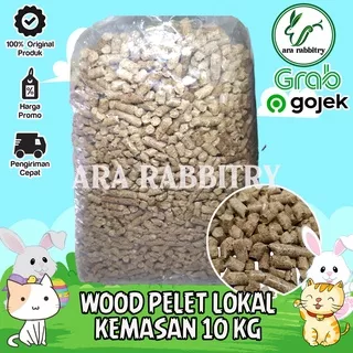Wood Pelet Wood Pelet Lokal 10 kg Wood Pellet 10 kg Alas Kandang Hewan Pelet Kayu