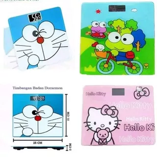 Timbangan Badan Karakter Doraemon Hello kitty Keropi Timbangan Digital Timbangan Badan Motif Timbangan Aesthetic Timbangan Termurah Karakter Timbangan Terlaris