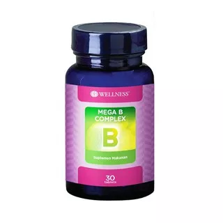 Wellness Mega B Complex 30 Tablet / Vitamin B / Supplement