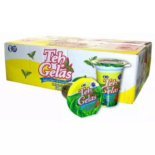 Teh Gelas Cup - Teh Gelas 1 Dus Isi 24 Pcs