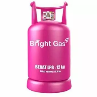 Tabung Gas elpiji Bright gas 12 kg Kosong (tidak ada isi)