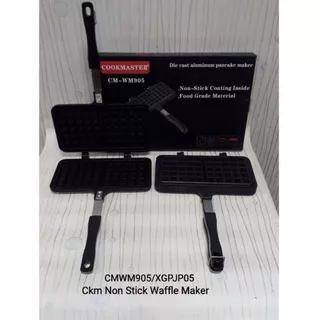 Waffle Maker Cookmaster croffle Die Cast Alumunium / Wafel Maker Cetakan Kue Manual Alat Pembuat Waffle Double Square